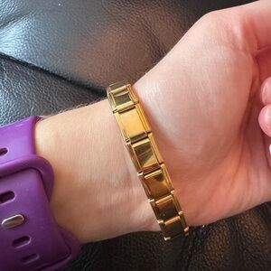 Gold Italian charm bracelet